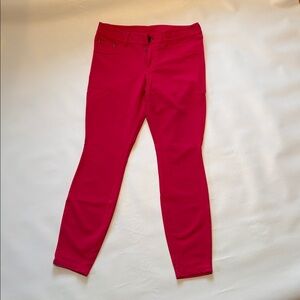 Express Jeggings Size Small Red